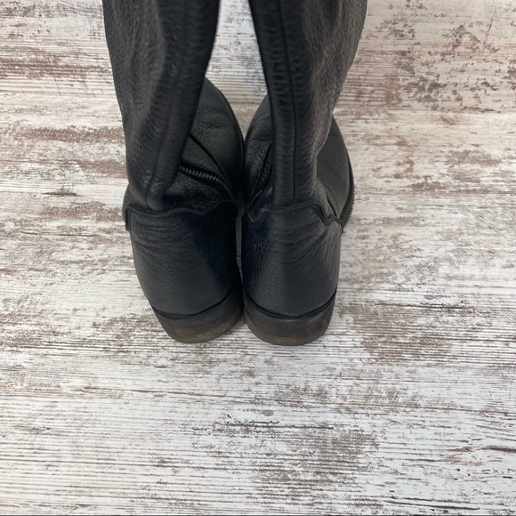 INDEPENDENT BOOT COMPANY Tall Black Leather Riding Boots - Picture 6 of 8